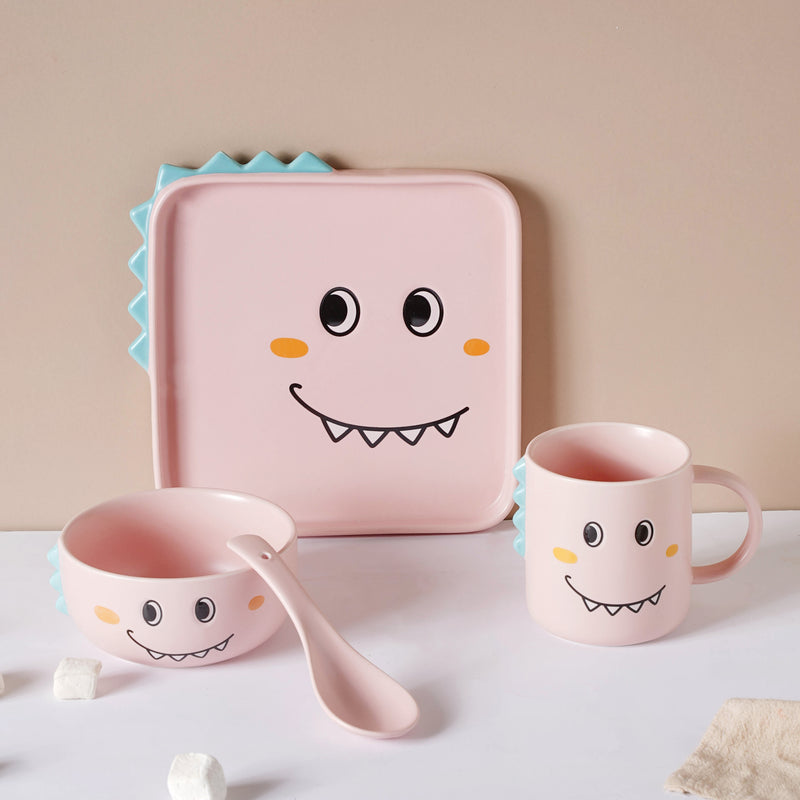 Pink Dino Meal Set