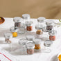 Glass Storage Jars With Lid Set Of 16 50ml - Jar