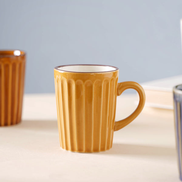 Ribbed Coffee Cup- Tea cup, coffee cup, cup for tea | Cups and Mugs for Office Table & Home Decoration