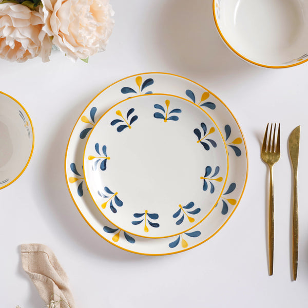 Hana Dinner Plate 10 Inch - Serving plate, lunch plate, ceramic dinner plates| Plates for dining table & home decor