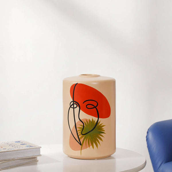 Abstract Face Vase