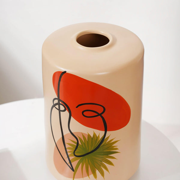 Abstract Face Vase