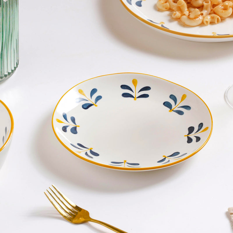 Hana Dinner Plate 10 Inch - Serving plate, lunch plate, ceramic dinner plates| Plates for dining table & home decor