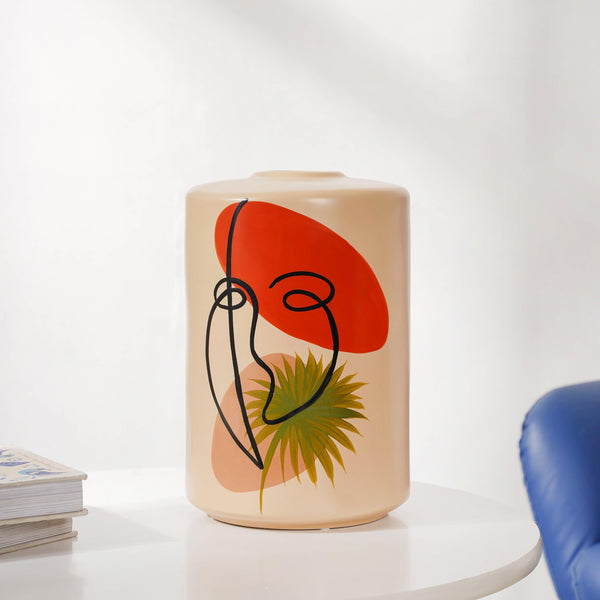 Abstract Face Vase