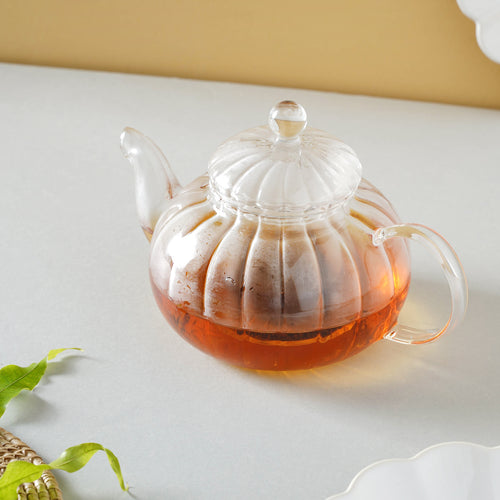 Glass Pot For Tea - Teapot, kettle, tea kettle | Teapot for Dining table & Home decor