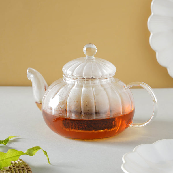 Glass Pot For Tea - Teapot, kettle, tea kettle | Teapot for Dining table & Home decor