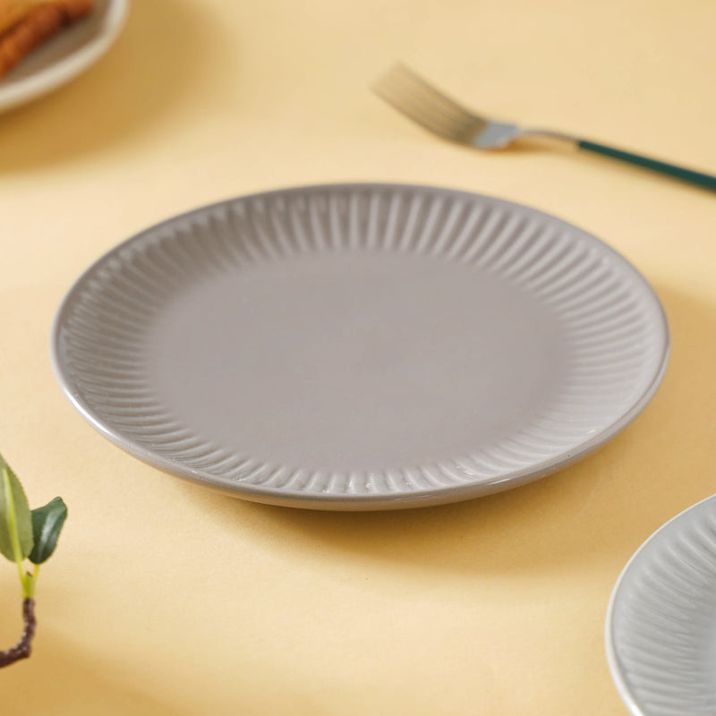 Snack Ceramic Plate 8 inch - Serving plate, snack plate, dessert plate | Plates for dining & home decor