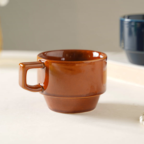 Round Tea-Cup- Mug for coffee, tea mug, cappuccino mug | Cups and Mugs for Coffee Table & Home Decor