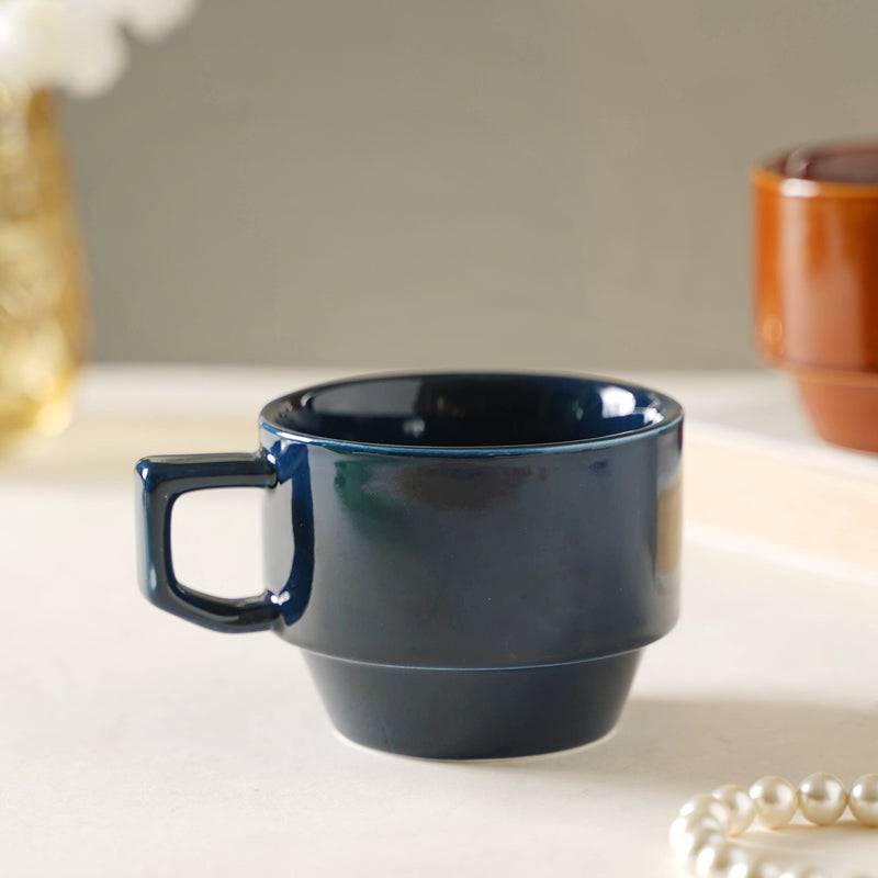 Round Tea-Cup- Mug for coffee, tea mug, cappuccino mug | Cups and Mugs for Coffee Table & Home Decor