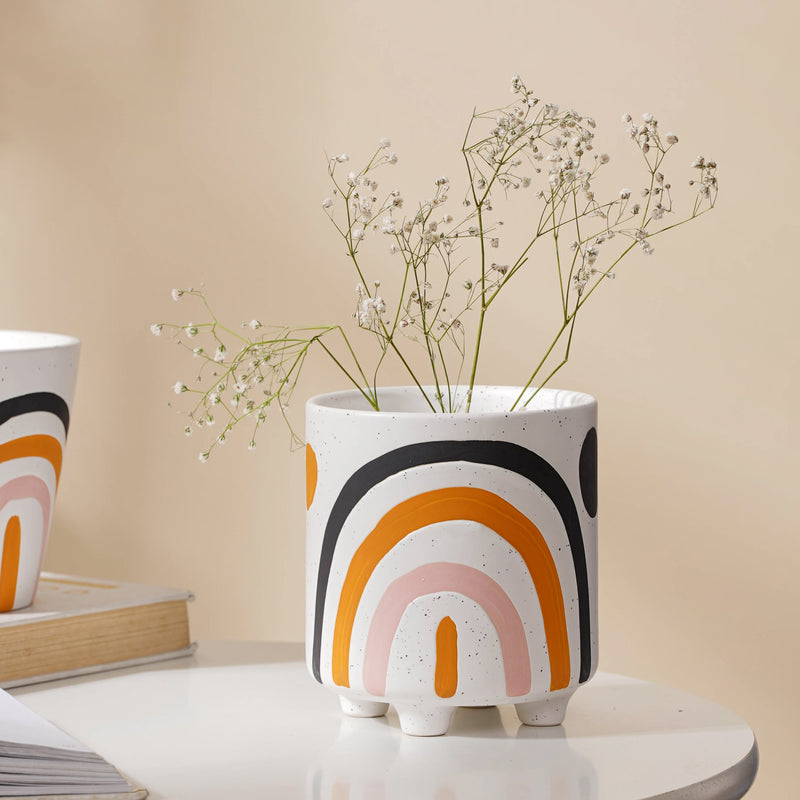 Rainbow Vase For Flowers - Flower vase for home decor, office and gifting | Home decoration items