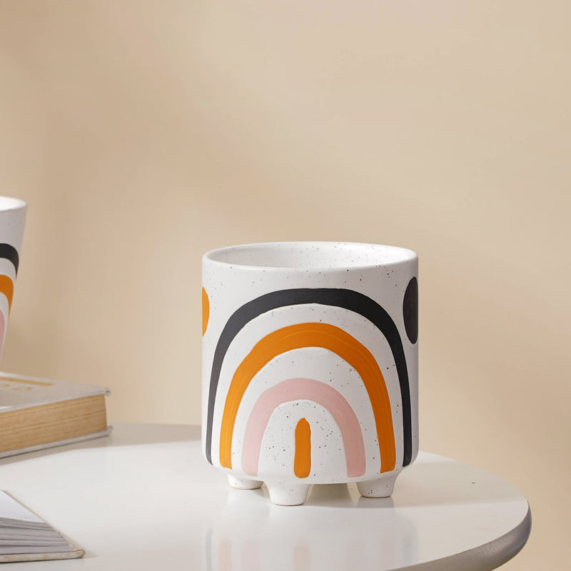 Rainbow Vase For Flowers - Flower vase for home decor, office and gifting | Home decoration items