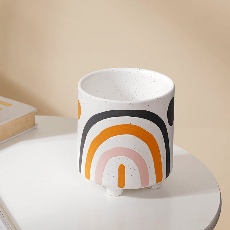 Rainbow Vase For Flowers - Flower vase for home decor, office and gifting | Home decoration items