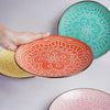 Designer Snack Plate - Serving plate, snack plate, dessert plate | Plates for dining & home decor