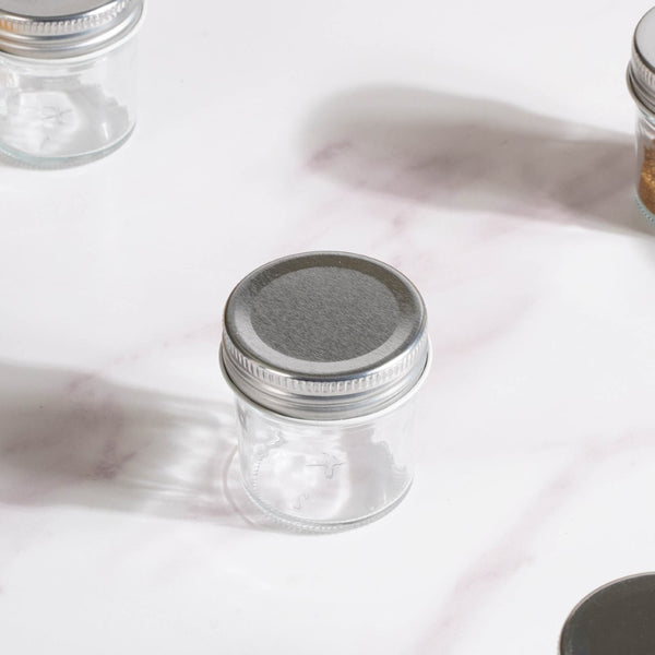 Glass Storage Jars With Lid Set Of 16 50ml