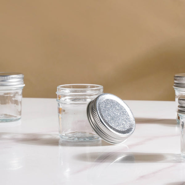 Glass Storage Jars With Lid Set Of 16 50ml