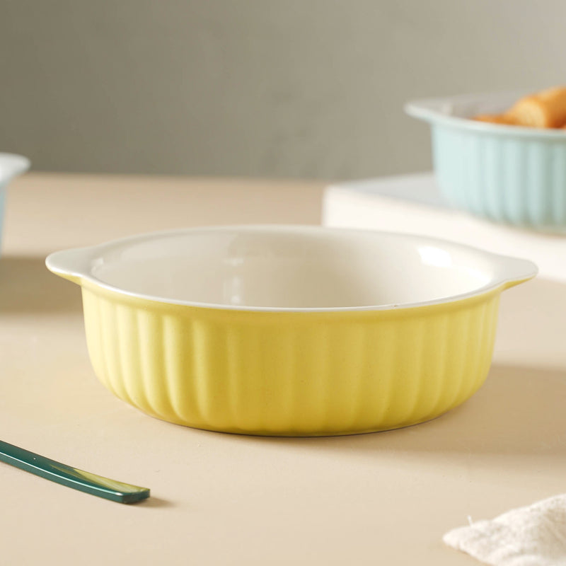 Ceramic Pastel Dish - Bowl, ceramic bowl, serving bowls, noodle bowl, salad bowls, bowl for snacks, large serving bowl, bowl with handle | Bowls for dining table & home decor