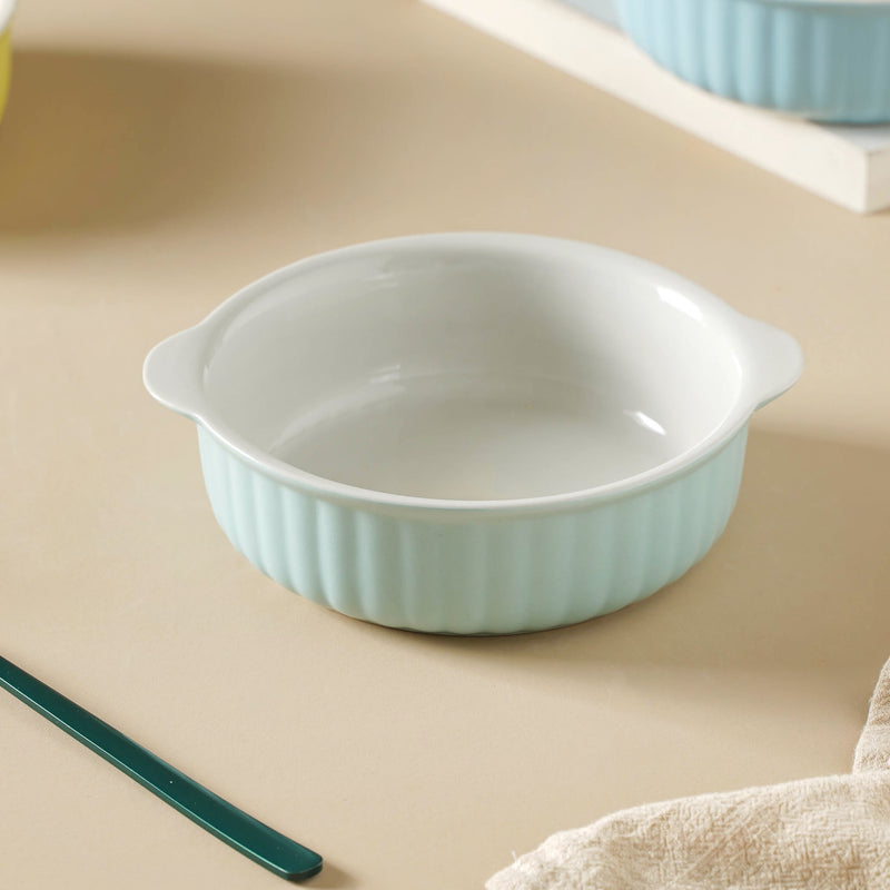 Ceramic Pastel Dish - Bowl, ceramic bowl, serving bowls, noodle bowl, salad bowls, bowl for snacks, large serving bowl, bowl with handle | Bowls for dining table & home decor