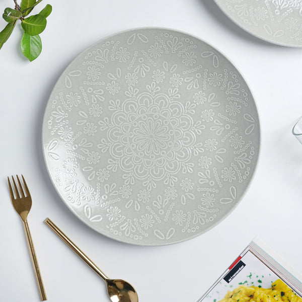 Grey Ceramic Plate