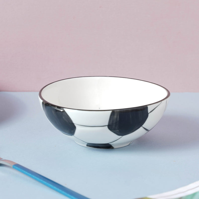 Football Bowl 250 ml - Bowl,ceramic bowl, snack bowls, curry bowl, popcorn bowls | Bowls for dining table & home decor