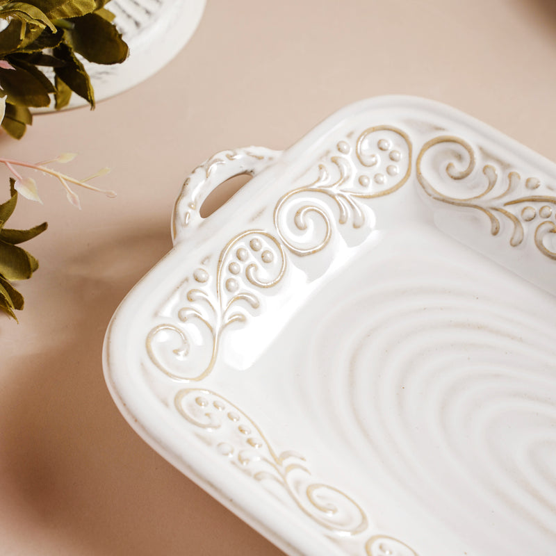 Faye Rectangular Baking Plate 10 Inch - Baking Tray