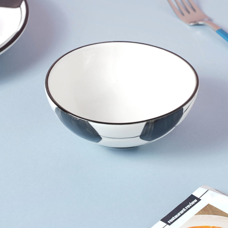 Football Bowl 250 ml - Bowl,ceramic bowl, snack bowls, curry bowl, popcorn bowls | Bowls for dining table & home decor