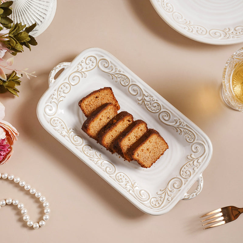 Faye Rectangular Baking Plate 10 Inch - Baking Tray