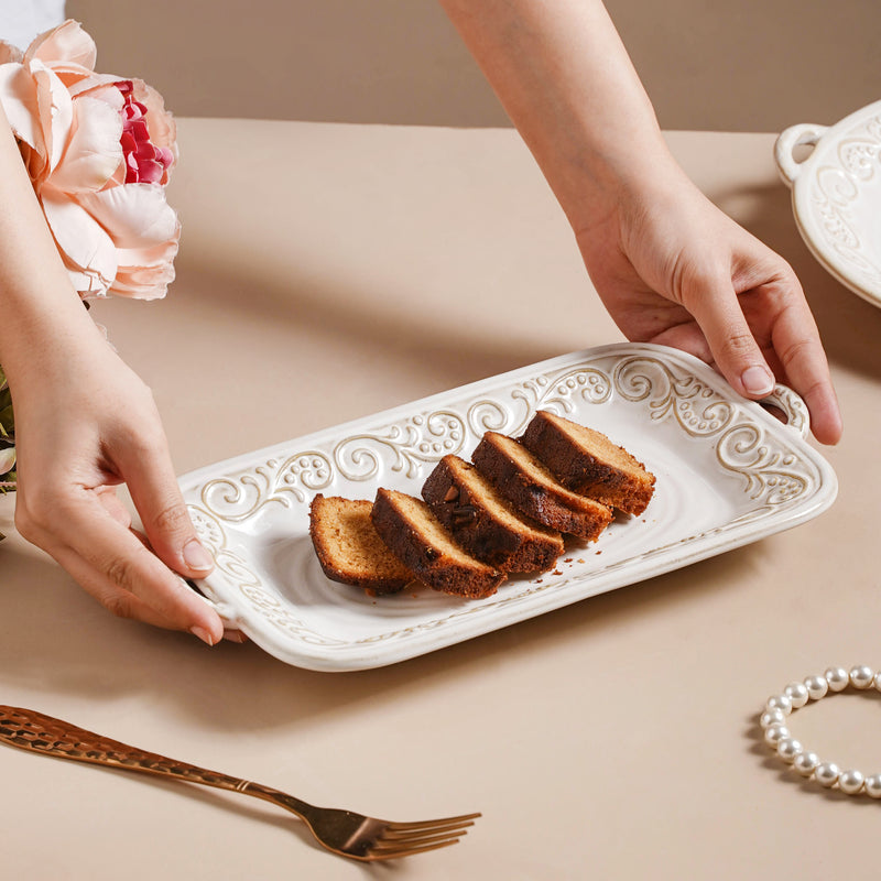 Faye Rectangular Baking Plate 10 Inch - Baking Tray