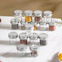 Glass Storage Jars With Lid Set Of 16 50ml - Jar