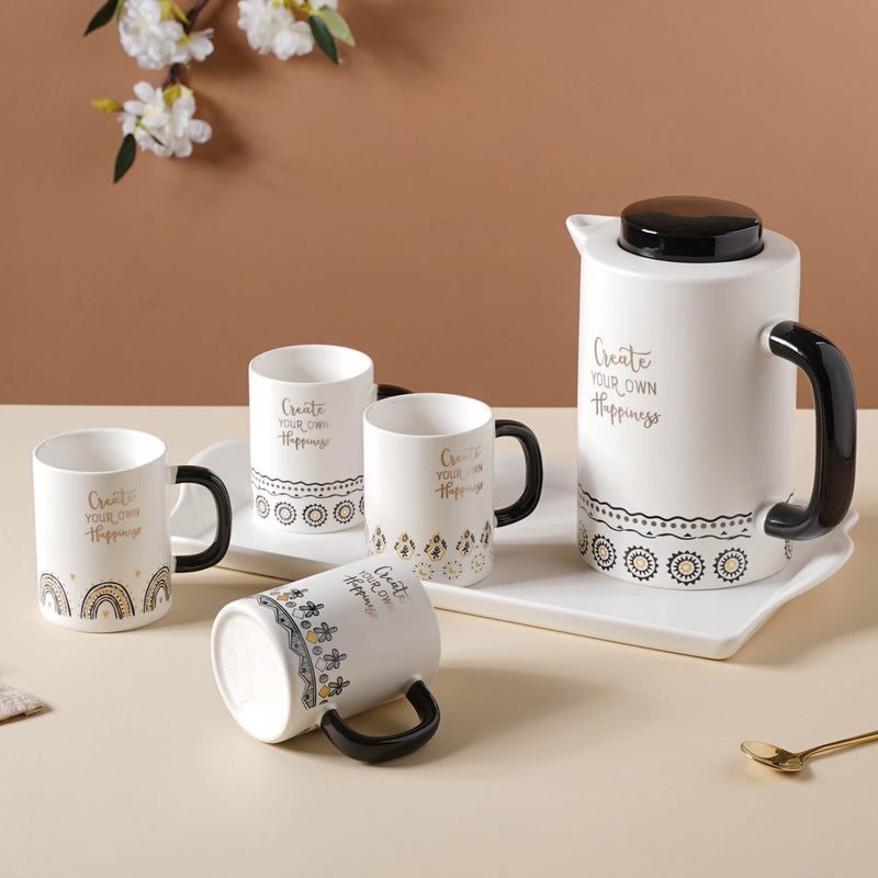 Abstract Tea Set - Tea cup set, tea set, teapot set | Tea set for Dining Table & Home Decor