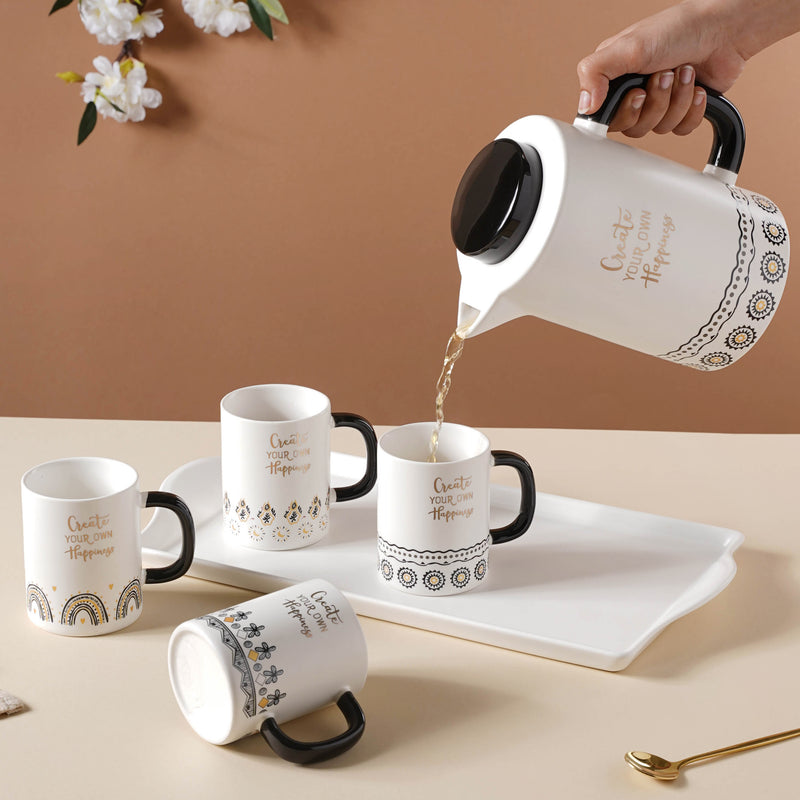 Abstract Tea Set - Tea cup set, tea set, teapot set | Tea set for Dining Table & Home Decor