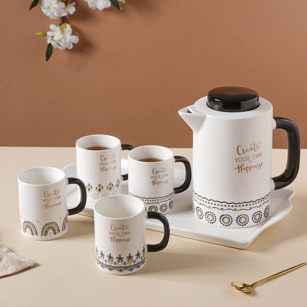Abstract Tea Set - Tea cup set, tea set, teapot set | Tea set for Dining Table & Home Decor