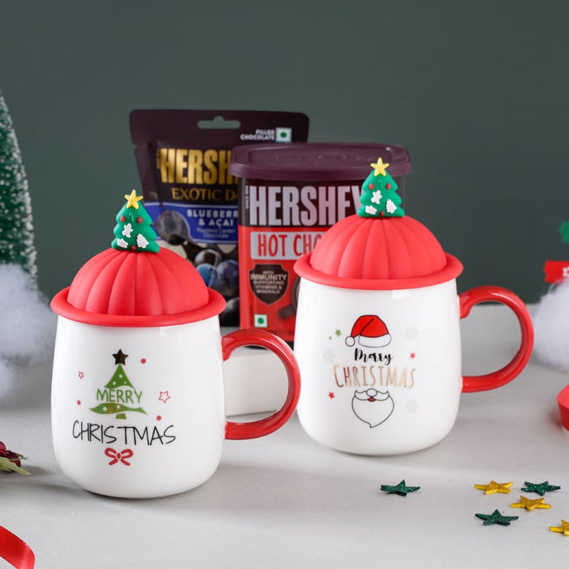 Cuddles And Caffeine Christmas Hamper Set Of 4