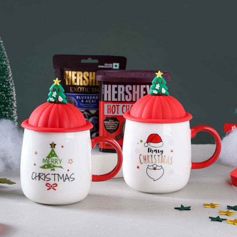 Cuddles And Caffeine Christmas Hamper Set Of 4