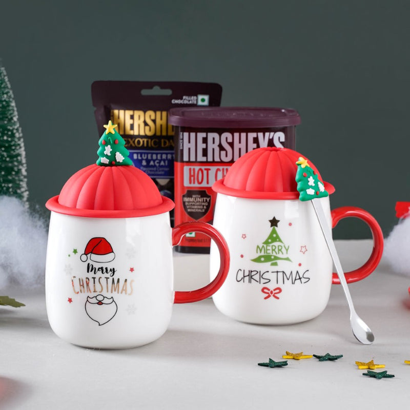 Cuddles And Caffeine Christmas Hamper Set Of 4