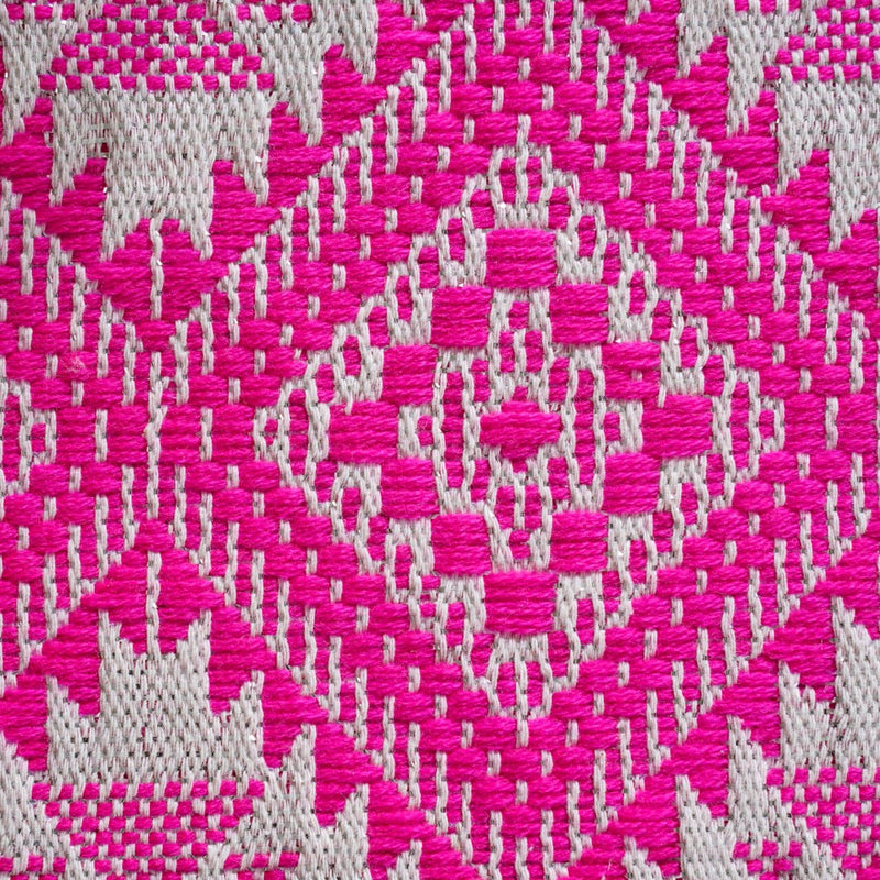 Decorative Cushion Cover And Runner Pink Set Of 3