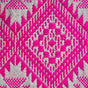 Decorative Cushion Cover And Runner Pink Set Of 3