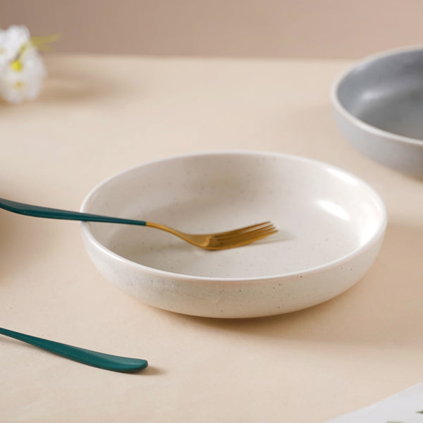 Solid Ceramic Plate - Serving plate, snack plate, dessert plate | Plates for dining & home decor