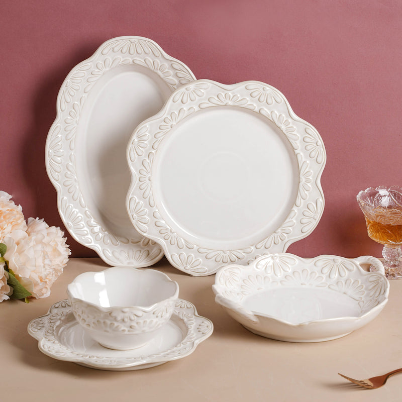 Faye Floral 23 Piece Dinner Set For 6