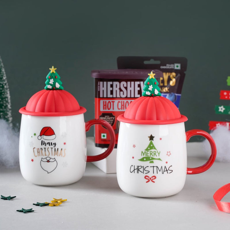 Cuddles And Caffeine Christmas Hamper Set Of 4