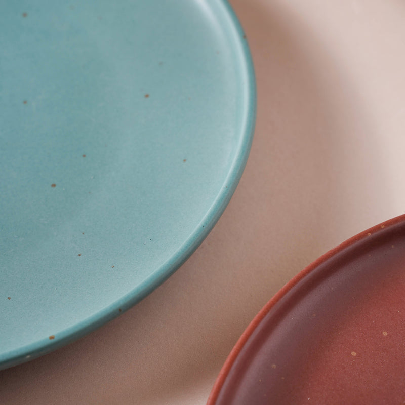 Breathtaking Turquoise Dinner Plate 10 Inch - Serving plate, rice plate, ceramic dinner plates| Plates for dining table & home decor