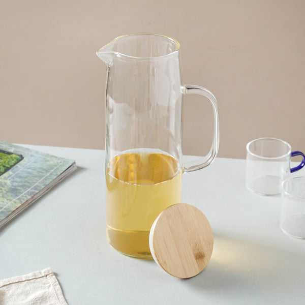 Aesthetic Water Flask - Water jug, glass jug, juice jug | Jug for Dining table & Home decor