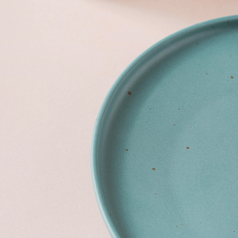 Breathtaking Turquoise Dinner Plate 10 Inch - Serving plate, rice plate, ceramic dinner plates| Plates for dining table & home decor