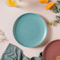 Breathtaking Turquoise Snack Plate 8 Inch - Serving plate, snack plate, dessert plate | Plates for dining & home decor