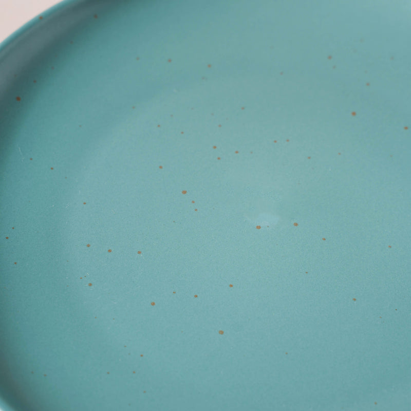 Breathtaking Turquoise Snack Plate 8 Inch - Serving plate, snack plate, dessert plate | Plates for dining & home decor