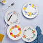 White Flower Plate - Serving plate, snack plate, dessert plate | Plates for dining & home decor