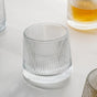 Rotating Fluted Glass Set Of 6 150ml