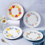 White Flower Plate - Serving plate, snack plate, dessert plate | Plates for dining & home decor