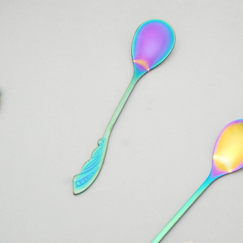 Quirky Steel Spoon Set of 3