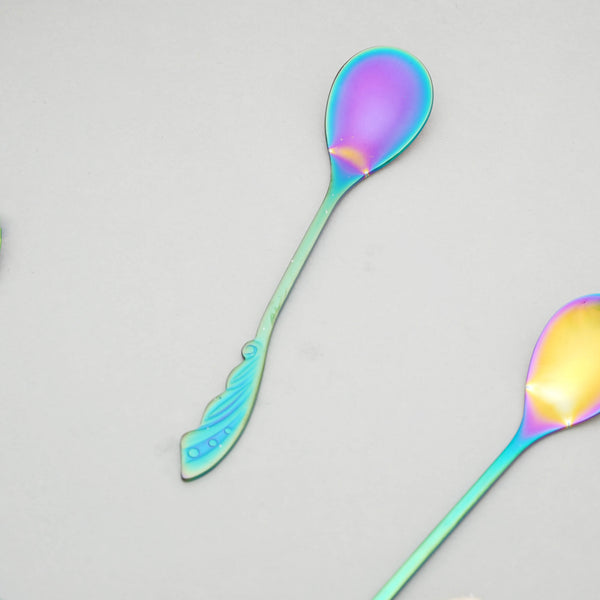 Quirky Steel Spoon Set of 3