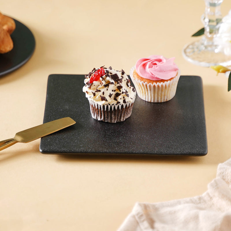 Square Charcuterie Board Small - Cheese platter, serving platter, food platters | Plates for dining & home decor